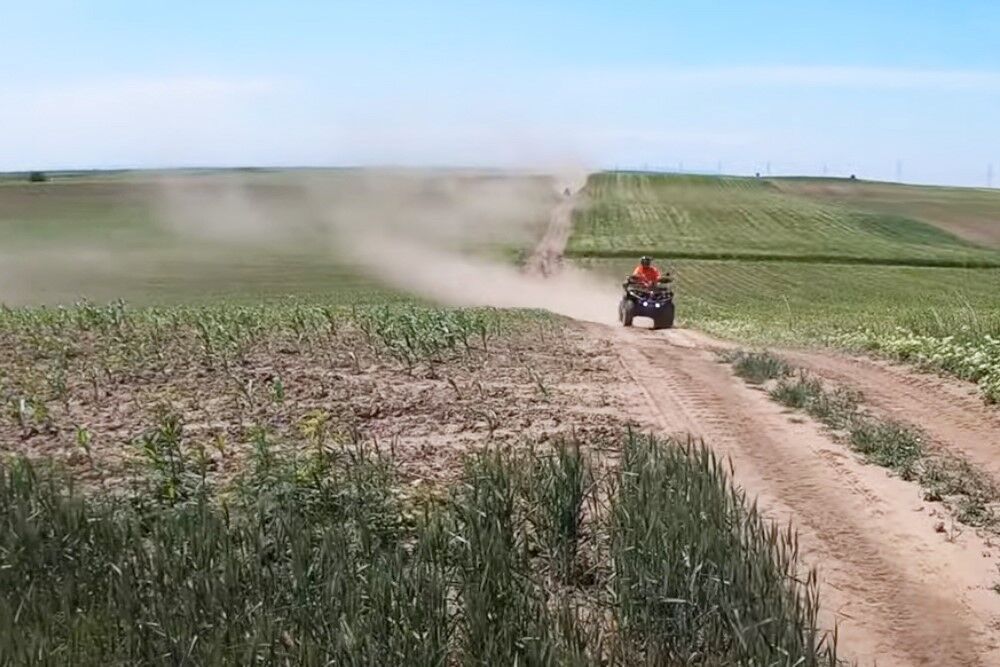 atv vožnja delibatska peščara cf moto