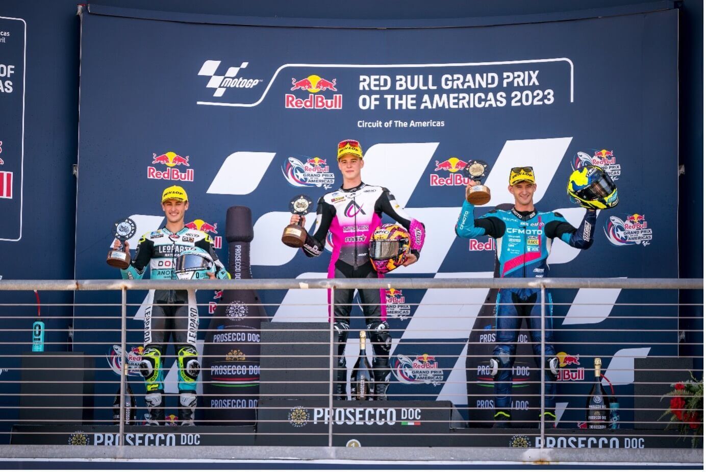 cfmoto motogp USA podium