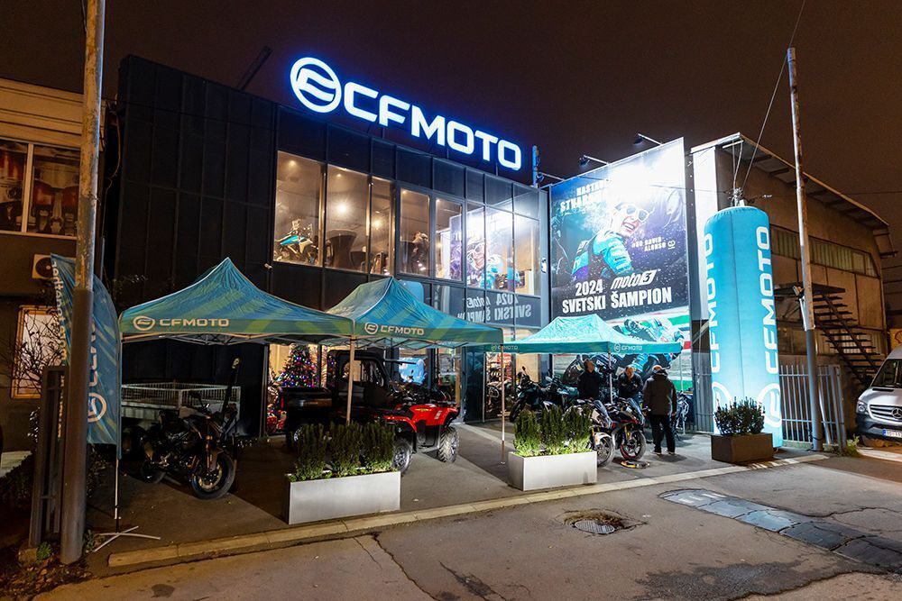 cfmoto warm up party