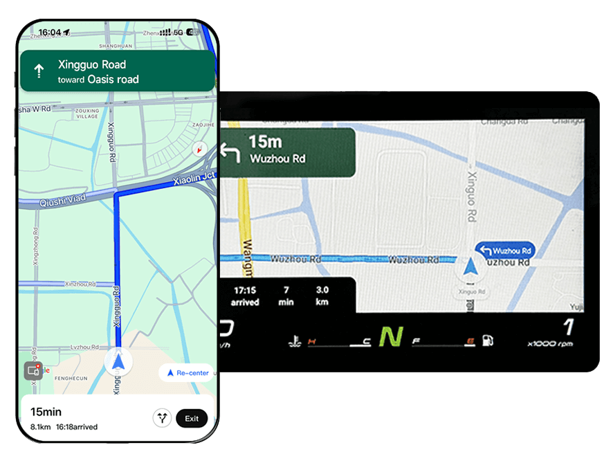 CFMOTO Google Navigation Phone